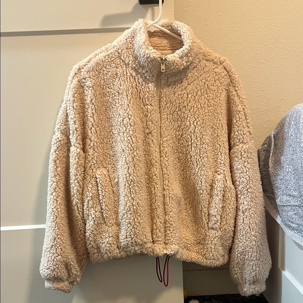 Urban Outfitters Tan Teddy Jacket